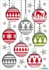 HERMA Weihnachts-Sticker DECOR "Christbaumkugeln" 3 Blatt à Produktbild-Vorschau 2