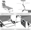 Collage of images showing features of a sun lounger. Náhled obrázku produktu