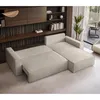 Ecksofa Parys L-form Polsterecke mit Cord-Bezug mit Produktbild-Vorschau 6