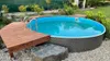 Azuro 4,0 x 1,2 m Pool Rattan – Aufstellpool ohne Leiter Produktbild-Vorschau 2