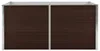 vidaXL Hochbeet Braun 160 x 80 x 77 cm Verzinkter Stahl Produktbild-Vorschau 4