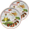 lot de 2 assiettes à pizza Napoli Red Ø 33,8 cm Plat de Voir les images du produit 1