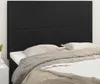 Kopfteil Schwarz 144x5x118/128 cm Kunstleder Produktbild-Vorschau 2
