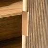 CALICOSY - Dressoir 4 deuren in eikenlook en fronten met Productafbeelding-voorbeeld 6