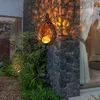 Globo luce solare in metallo nero con un LED con picchetto Anteprima dell’immagine prodotto 12
