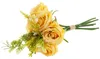 Bouquet de Roses Fleurs Artificielles 6Pcs Belle Densité de Voir les images du produit 9