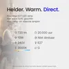 Asalite LED Reflectorlamp R63 E27 Mat - 10W 720lm 3000K - Productafbeelding-voorbeeld 3