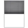 vidaXL Moustiquaire plissée pour fenêtre Aluminium 60 x 80 Voir les images du produit 1