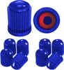 Schrader Ventilkappen; 10er Set; Farbe: Blau Produktbild-Vorschau 1