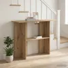 vidaXL Stolik konsola Artisan dąb 100 x 30 x 75 cm materiał Podgląd zdjęcia produktu 4