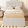 OKWISH Lit Gigogne 90x200 cm - Lit Simple Enfant Rembourré Voir les images du produit 3