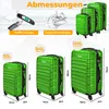 KESSER® - Set de 3 valises à coque rigide - Valises à coque Voir les images du produit 2