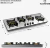Klarstein Goldflame 4 Slim Plaque De Cuisson Gaz, 4 Voir les images du produit 7