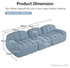 MODFU 3-Sitzer Modulares Sofa,Zweisitzer Ecksofa mit Produktbild-Vorschau 7