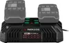 PARKSIDE® 20 V / 2x 4,5 A Akku-Doppelladegerät »PDSLG 20 Produktbild-Vorschau 1