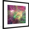 MuchoWow® Gerahmtes Poster Weltraum - Sterne - Farben 40x40 Produktbild-Vorschau 1