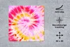 MuchoWow® Mauspad Mousepad Krawattenfärbung - Rosa - Lila Produktbild-Vorschau 2