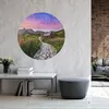 Samolepka Samolepicí fotopapír v kruhu Horská krajina Tatry Náhled obrázku produktu 4