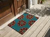BELIANI rohožka modrá kokosová vlákna 50 x 80 cm Náhľad obrázku produktu 2