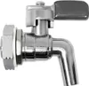 A close-up studio shot of a metal tap. Produktbild-Vorschau