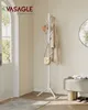 A hallway or entryway scene with a coat rack, a bench, and a door. Produktbild-Vorschau