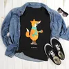 Mr. & Mrs. Panda Tshirt Fuchs Keks - Schwarz - Geschenk, Produktbild-Vorschau 2