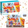DODO Puzzle Trasporto: Eroi Pompieri 30 pezzi Anteprima dell’immagine prodotto 1