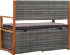vidaXL Lavice s úložným prostorem 115 cm Poly ratanový Náhled obrázku produktu 4