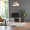 vidaXL TV skříňka betonová šedá 120x34x37 cm odvozený Náhled obrázku produktu 2