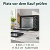 TurboTronic Mini-oven – EV35 – 35 l, 1600 W, hetelucht, Productafbeelding-voorbeeld 5