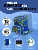Minecraft Schulranzen Blau für 1. bis 4. Klasse - Set Produktbild-Vorschau 2