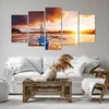 Bild auf Leinwand - Leinwandbild - Ufer Boot Strand - Produktbild-Vorschau 6