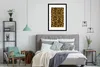 MuchoWow® Gerahmtes Poster Pantherdruck - Muster - Gelb Produktbild-Vorschau 7