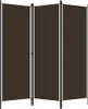 A three-panel room divider standing against a white background. Podgląd zdjęcia produktu