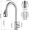 Küchenarmatur,  Wasserhahn Küche, mit 3 Modus Strahlarten Produktbild-Vorschau 7