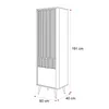 Hohe Standvitrine NAVANI 60 cm Glasvitrine Schublade Produktbild-Vorschau 8