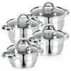 Vilde | Kochtopf Set 4-teilig - mit Glasdeckeln - 1 / 1,75 Produktbild-Vorschau 1