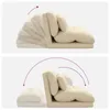 vidaXL Poltrona reclinabile in tessuto color crema Anteprima dell’immagine prodotto 9