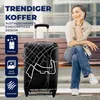 MuchoWow® Koffer Handgepäck Trolley Rollkoffer Kleine Produktbild-Vorschau 2