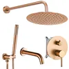 Set doccia Rea LUNGO in rame spazzolato + scatola Anteprima dell’immagine prodotto 1