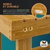CASARIA® Stojak na buty z siedziskiem Lite drewno Udźwig Podgląd zdjęcia produktu 4