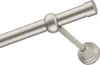 A close-up of a single curtain rod with a bracket and a ring, isolated on a white background. Produktbild-Vorschau