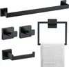 5-teiliges badezimmer-set – 60 cm handtuchhalter aus Produktbild-Vorschau 1