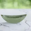 Große Pflanzschale oval 39 cm für draussen Dekoschale grün Produktbild-Vorschau 5