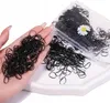 Silikonowe Mini Gumki Elastyczne Do Warkoczyków Czarne Podgląd zdjęcia produktu 6
