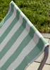 A close-up of a striped beach chair fabric. Produktbild-Vorschau