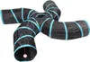 S Vier-Wege-Agility-Tunnel schwarz-blau Produktbild-Vorschau 1