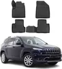 2014-2024 Jeep Cherokee Tappetini TPE Nero 4 pz Anteprima dell’immagine prodotto 1