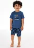 Pyjama pour garçon Schiesser Nightwear bleu atlantique - Voir les images du produit 7