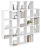 Möbel Wandregal Weiß 100 x 13 x 100 cm Holzwerkstoff - Produktbild-Vorschau 3